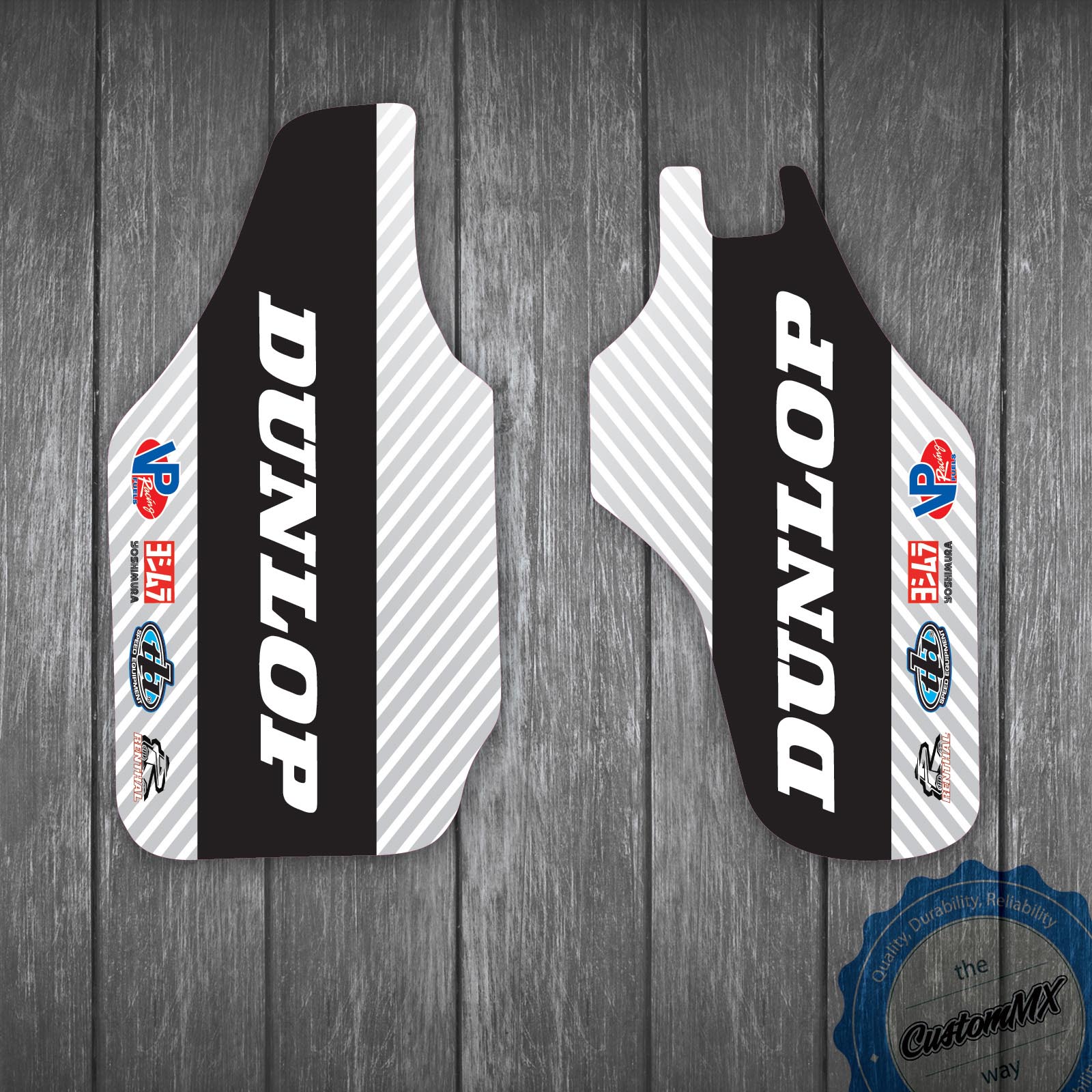 Honda Lower Fork Stickers Custom MX The Home Of SemiCustom Graphics