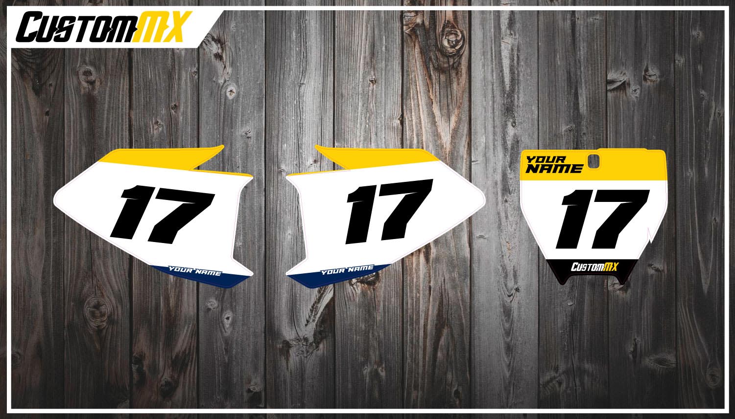 BG1 Series TC50 TC65 Husqvarna Number Panels Custom MX The Home Of SemiCustom Graphics