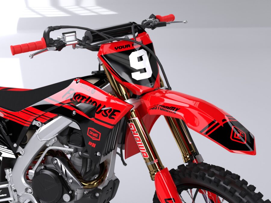 Split Series Honda CR / CRF Graphics Kit Custom MX The Home Of