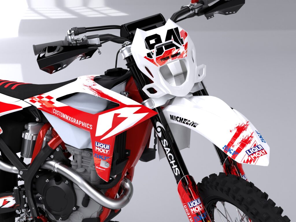 Prix (Red) BETA XTrainer / RR Graphics kit Custom MX The Home Of
