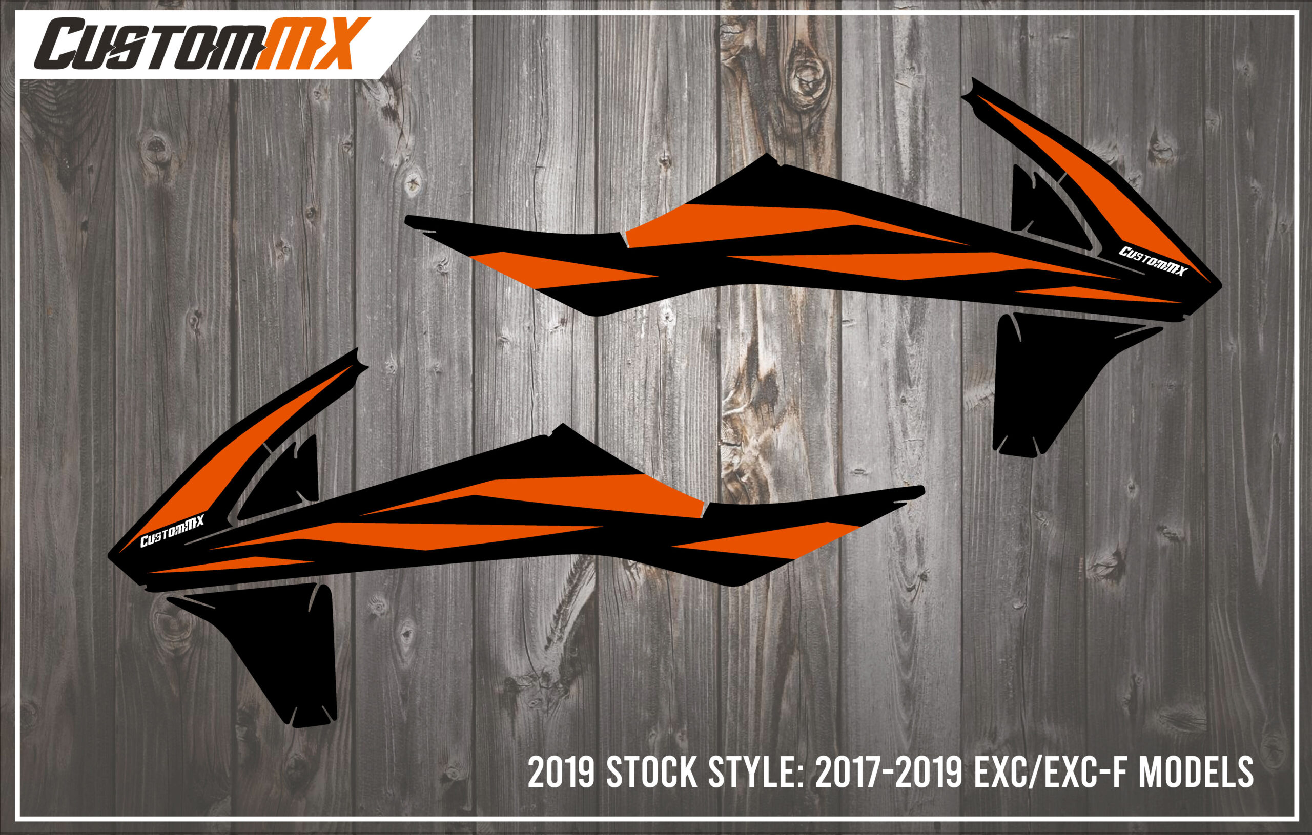 Rad Panel Graphics KTM SX/SXF/EXC/XC 2019 EXC Stock Style Custom MX