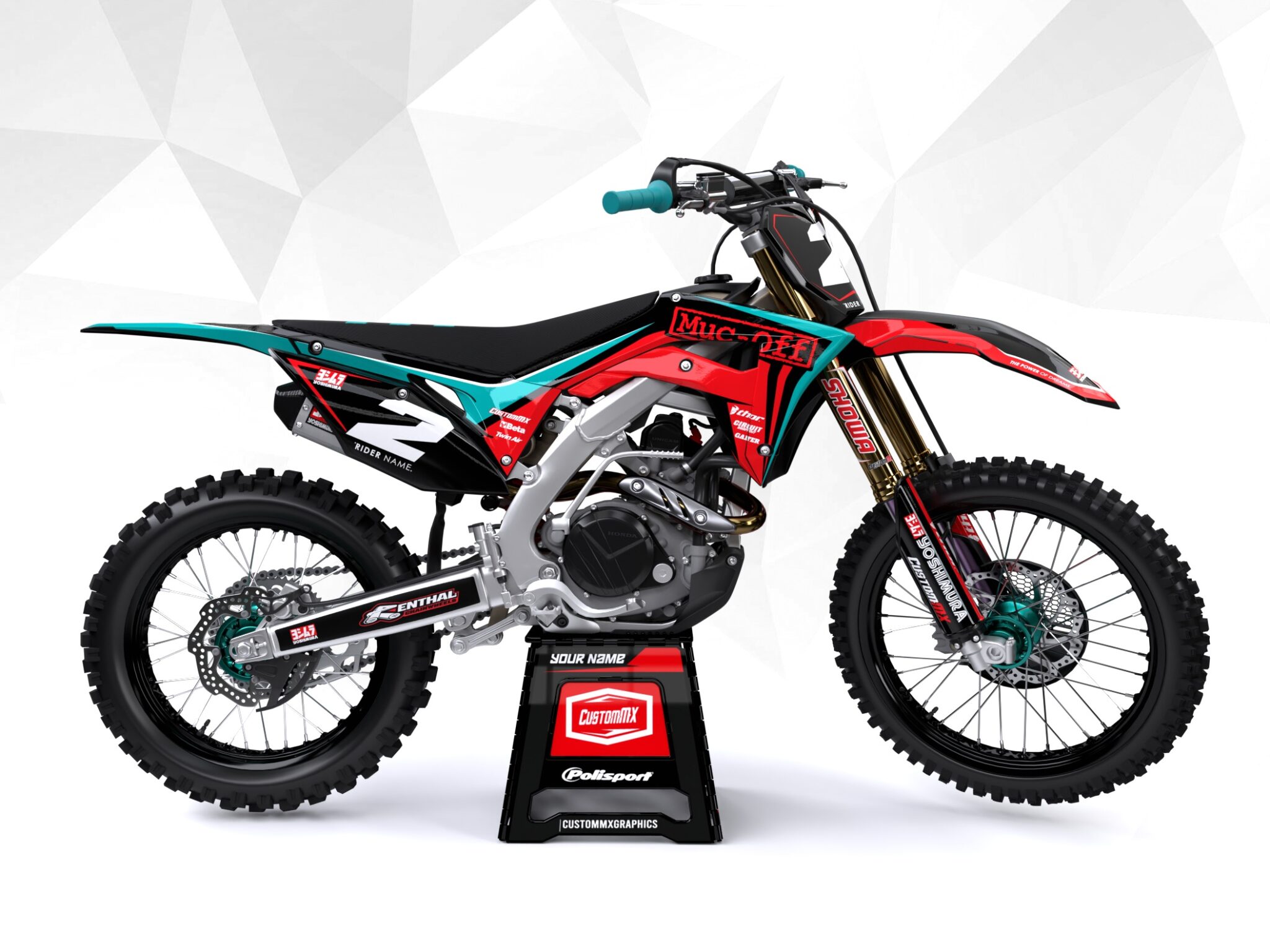 LightningRDTL Series – Honda CR / CRF Graphics Kit – Custom MX – The ...
