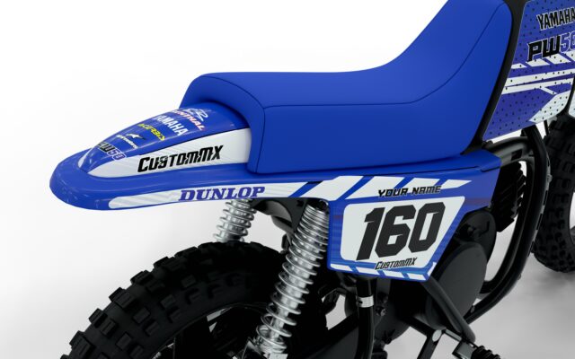 Enjoy Mfg Yamaha PW50 Graphics Kit - Custom Decals For 1990-2024 Kids Dirt Bikes